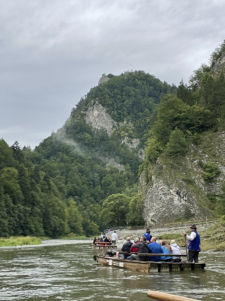 Floßfahrt auf dem Dunajec (Pieninen)