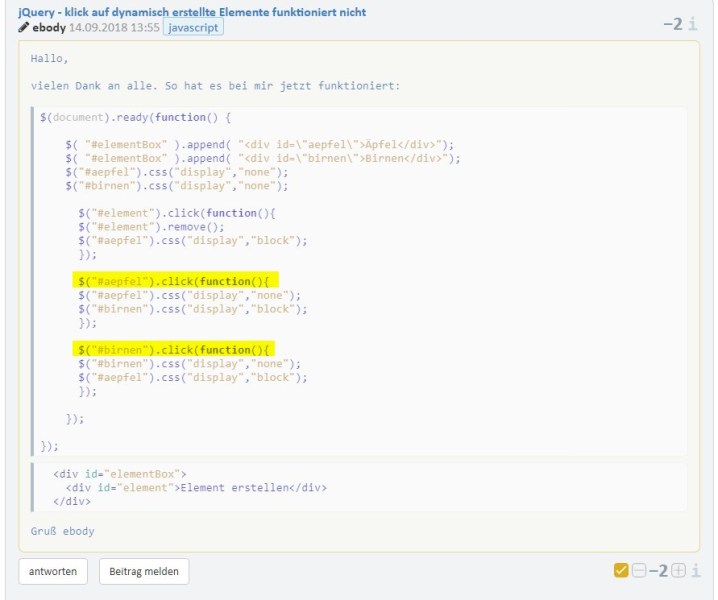 Eventhandler Eventhandler