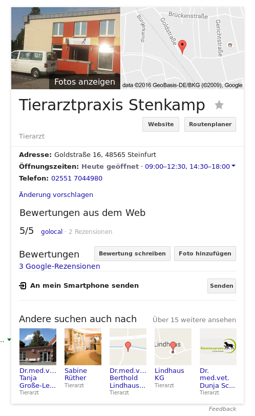 Info-Box Stenkamp Steinfurt