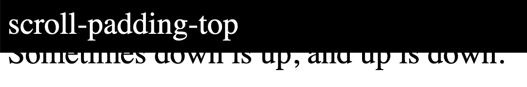 Screenshot: fixer Header überdeckt per Anker angewählten Bereich