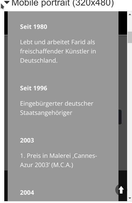 oberer Teil obere Teil