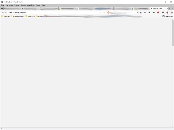 Screenshot der Seite tischler-greif.de mit deaktiviertem JavaScript im Firefox 52 (2017-03-22)