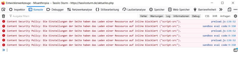 Def-Tool Fehlermeldung