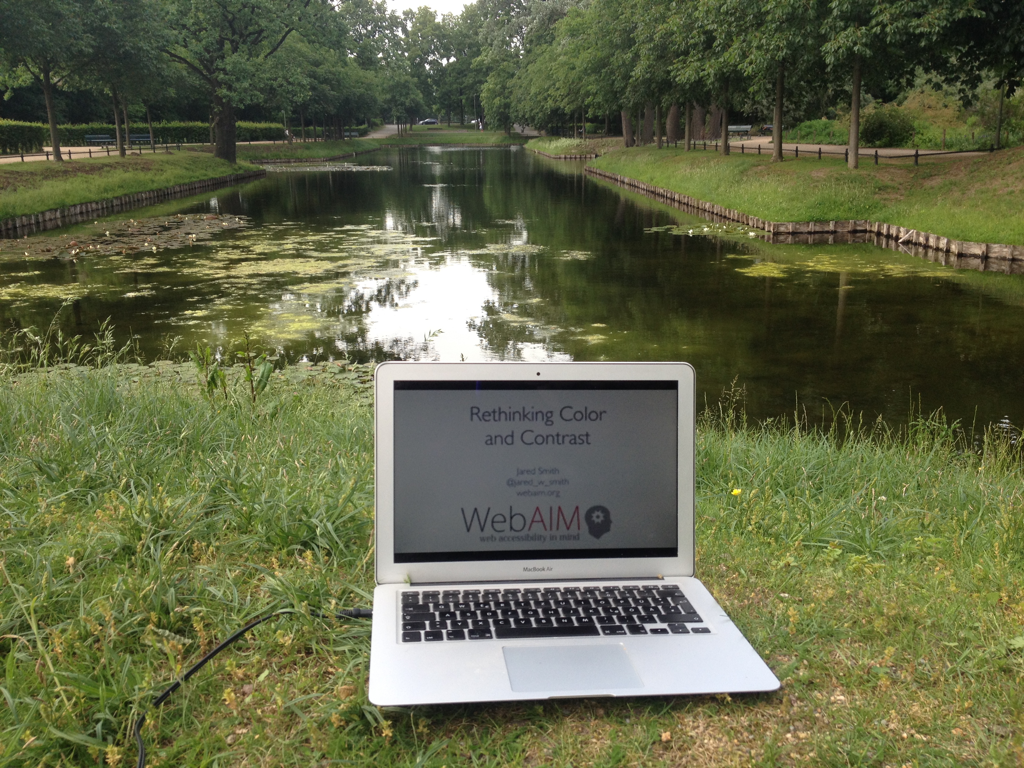 An derselben Stelle im Berliner Tiergarten wie vor 2 Jahren